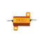 10pcs RX24 10W 20R 20RJ Metal Aluminum Case High Power Resistor Golden Metal Shell Case Heatsink Resistance Resistor