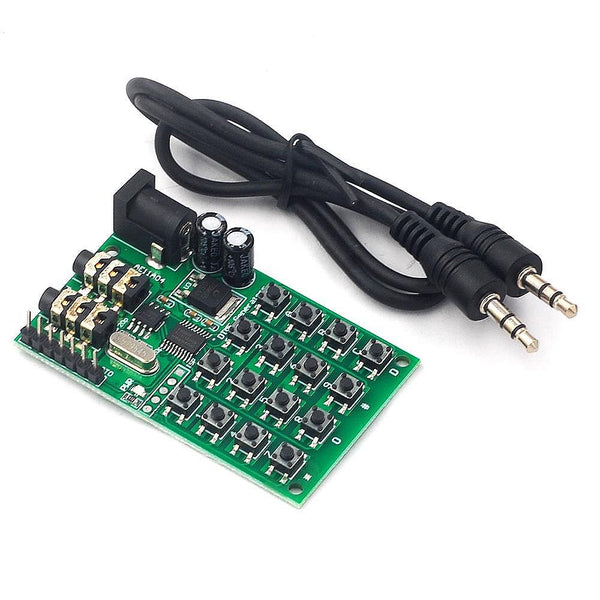 AE11A04 DTMF Audio Signal Generator Module Voice Dual Encoder Transmitter Board for MCU Keyboard 5 - 24VDC