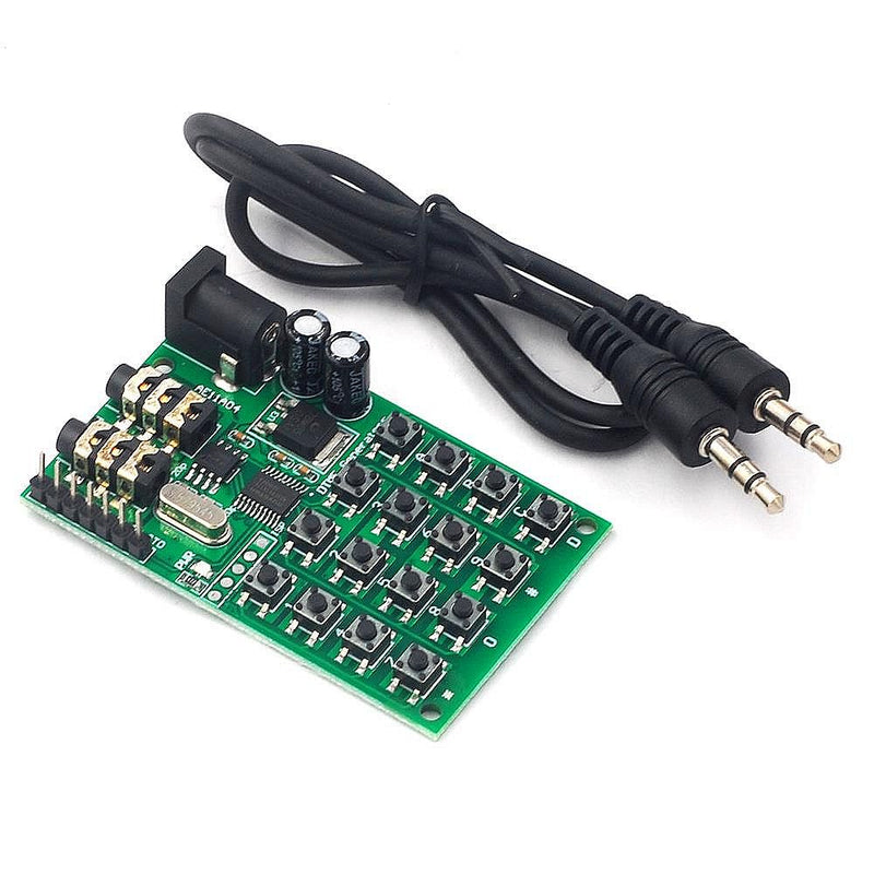 AE11A04 DTMF Audio Signal Generator Module Voice Dual Encoder Transmitter Board for MCU Keyboard 5 - 24VDC