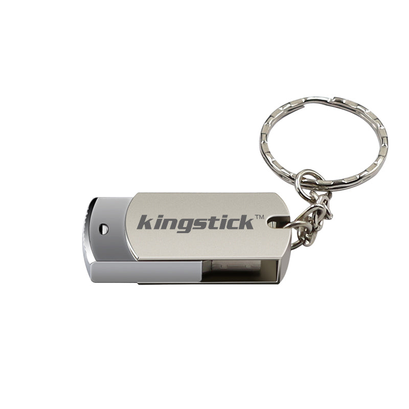 Kingstick Portable Metal USB Flash Drive Pendrive 64GB 32GB 128G Pen Drive Mini USB Stick Flash USB 128GB Memory Stick Flash Disk U Disk