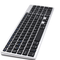 BK348 102 Keys Ultra Thin bluetooth Wireless Keyboard For Win/IOS/Android/Mac System