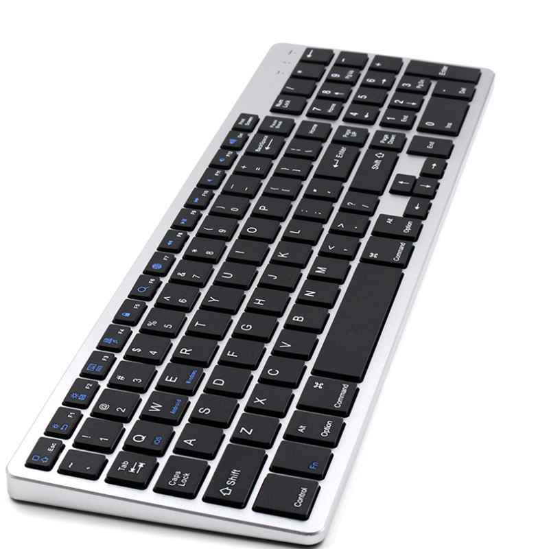 BK348 102 Keys Ultra Thin bluetooth Wireless Keyboard For Win/IOS/Android/Mac System