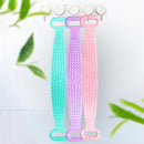 Silicone Back Scrubber Exfoliating Loofah Bath Shower Towel Spa Skin Body Brush Strap