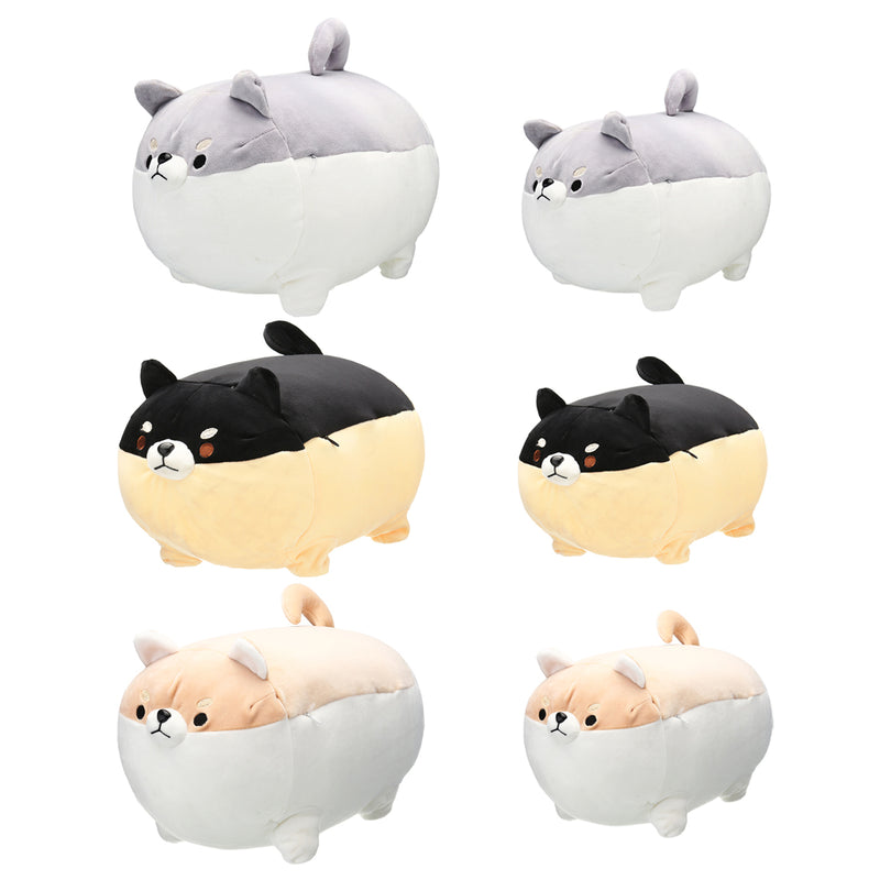40/50CM Cute Fat Shiba Inu Corgi Doll Pillow Dog Plush Stuffed Kawaii