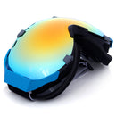 Ski Goggles Motorcycle Spherical Anti Fog UV Protective Dual Lens Snowboard Glasses