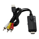 GRWIBEOU HDMI to AV RCA HD Converter 1080P Conversion Cable