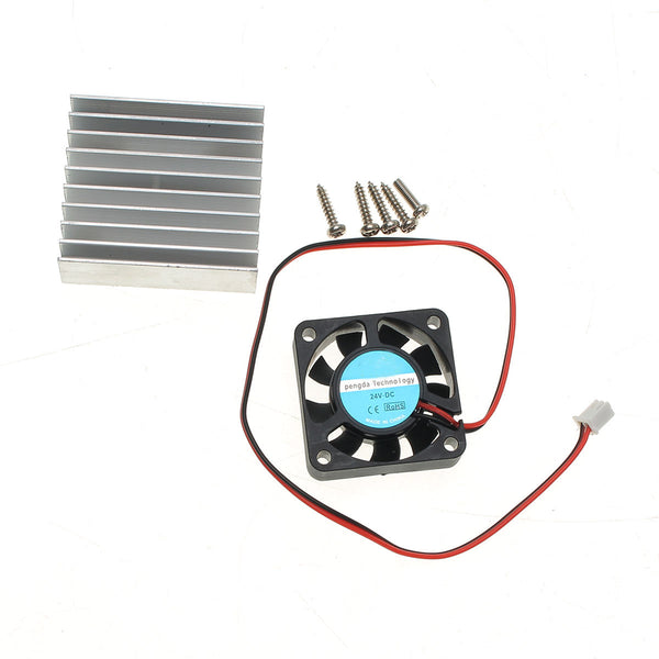 3pcs Original Hiland Heat Sink + Cooling Fan + Mounting Screws Kit For 0-30V 0-28V Power Supply