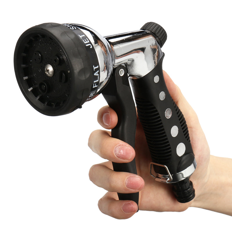 8 Modes Portable High Pressure Washer Hose Nozzle Water Spray Garden Tool