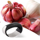 Ring Shape Stainless Steel Garlic Presser Rocker Kitchen Garlic Mincer Chopping Garlic Press Tools Kitchen Gadgets
