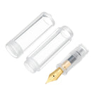 MOONMAN Wancai 0.5mm Iridium Fine Nib Transparent Fountain Pen Mini Ink Sac For Office School Use