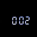 DS-6613 Square HD Mirror Alarm Clock Multifunction Digital Alarm Clock Mute LED Mirror Clock Makeup Mirror