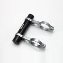 Bicycle Bike Double Handlebar Extension Mount Carbon Fiber Extender Light Holder For Extended 31.8MM