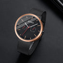 RUIMAS 567 Casual 3ATM Waterproof Multi-dial Fashion Stainless Steel Strap Men Quartz Watch