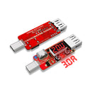Type-C PD2/3.0 to DC 5.5*2.5/2.1mm DC5525 Digital Voltmeter Ammeter Tester Instrument Automatic Fast Charge Trigger Board