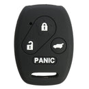 Car Key Case Cover Silicone Car Key Keyless Fob Cover Shell Case 4 Button For Honda Accord Civic