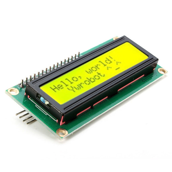 Geekcreit IIC/I2C 1602 Yellow Green Backlight LCD Display Module For