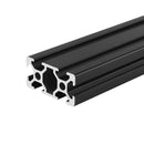 Machifit 600mm Length Black Anodized 2040 T-Slot Aluminum Profiles Extrusion Frame For CNC