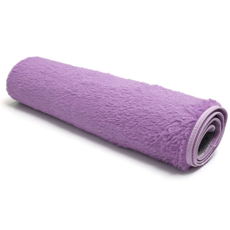 80x160cm Bedroom Living Room Soft Shaggy Anti Slip Carpet Absorbent Mat