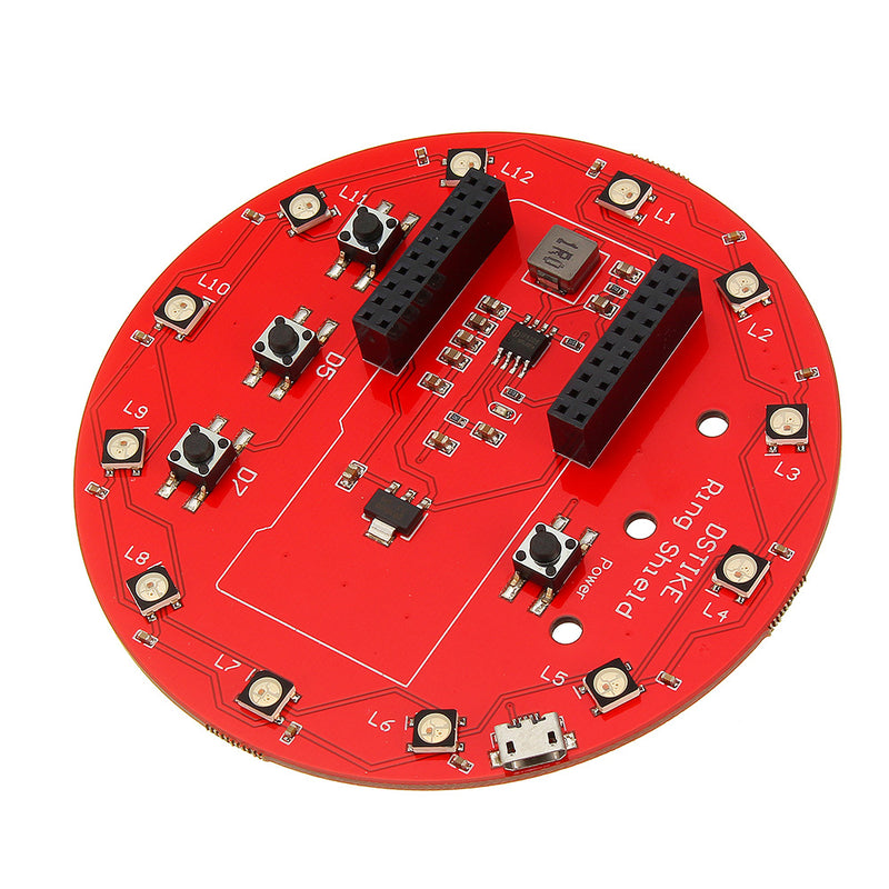 WS2812B Ring Shield For  18650 battery charger Li-battery charger RGB LED Expansion Board
