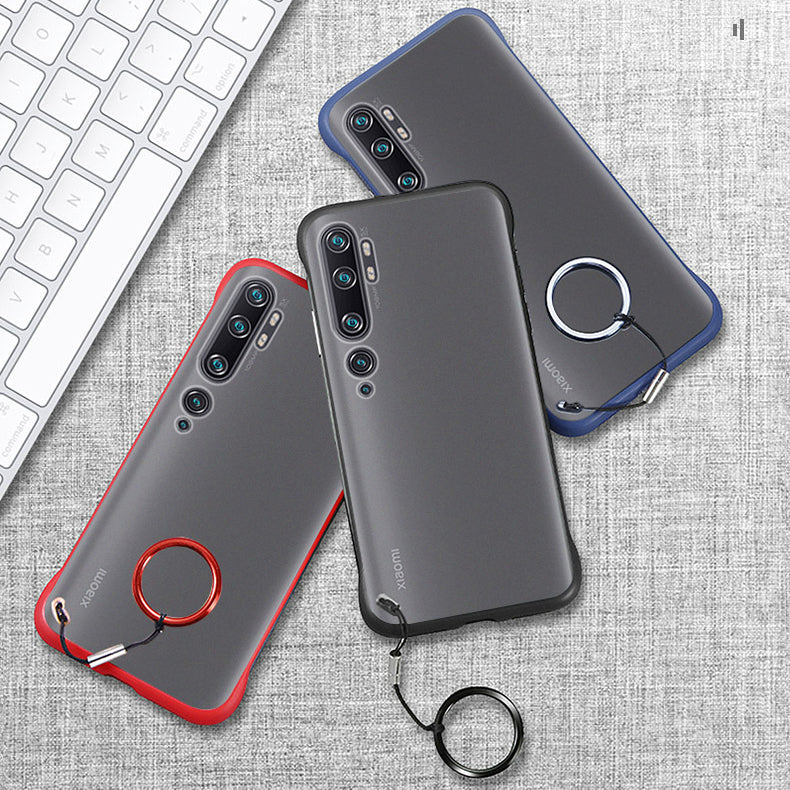 Bakeey Frameless Ultra Thin Matte With Finger Ring Hard PC Protective Case for Xiaomi Mi Note 10 / Xiaomi Mi Note 10 Pro / Xiaomi Mi CC9 Pro