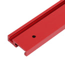 400-1200mm Red Aluminum Alloy 45 Type T-Track Woodworking T-slot Miter Track/Table Saw Router Miter Gauge