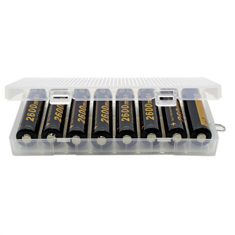 AA Battery Holder Organizer Portable Hard Plastic Case Storage Box