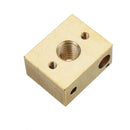 M8*1.25 Thread Brass Heating Block For 3D Printer
