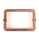 147.5 * 96mm Transparent Orange DLP Plastic Slot Material Rack Resin Vat With 5pcs FEP Film For DLP SLA 3D Printer Compatible 5.5 inch
