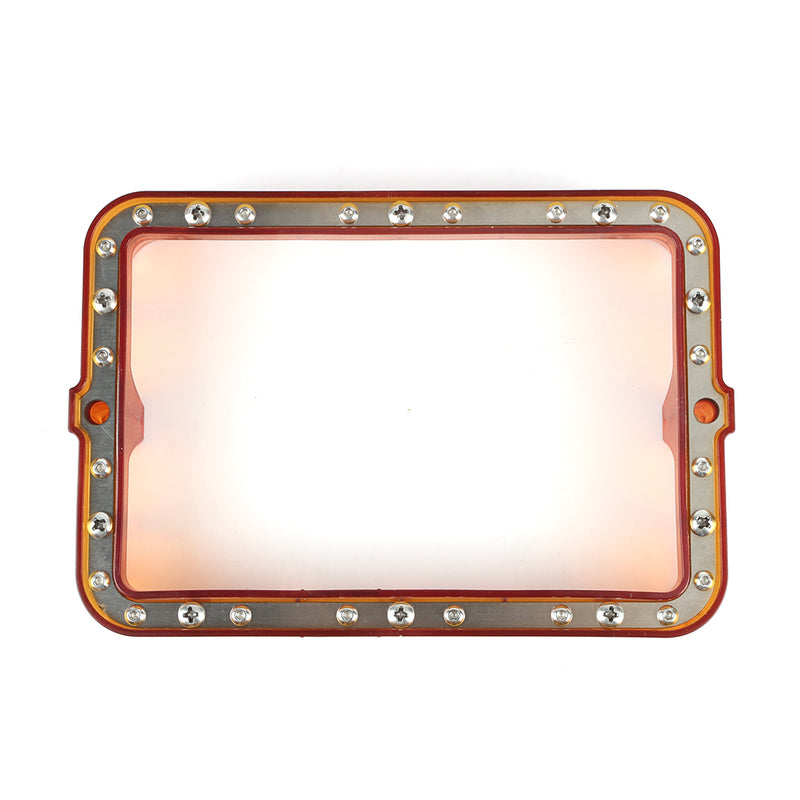 147.5 * 96mm Transparent Orange DLP Plastic Slot Material Rack Resin Vat With 5pcs FEP Film For DLP SLA 3D Printer Compatible 5.5 inch