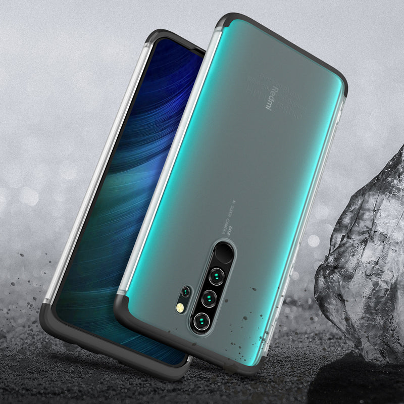 For Xiaomi Redmi Note 8 Pro Case Bakeey 3 in 1 Detachable Translucent Plating Matte Anti-fingerprint Shockproof PC Protective Case