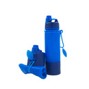 500ML Foldable Hydration Silicone Water Bottle Portable SoftKettle Bottle for Gym Running Hiking Biking