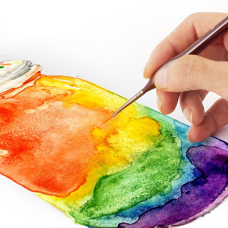 H&B 12 Pcs Hook Line Pen Set Paint Brush Miniature Detail Fineliner Nail Art Drawing Pens Brushes For Acrylic Painting Supplies