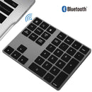 bluetooth Digital Keyboard Aluminum Alloy Wireless Digital Keyboard Applicable To Apple Laptop Office Computer