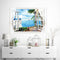 Miico FX82012 Mediterranean Landscape Wall Sticker Window Printing Home Decorative Wall Stickers