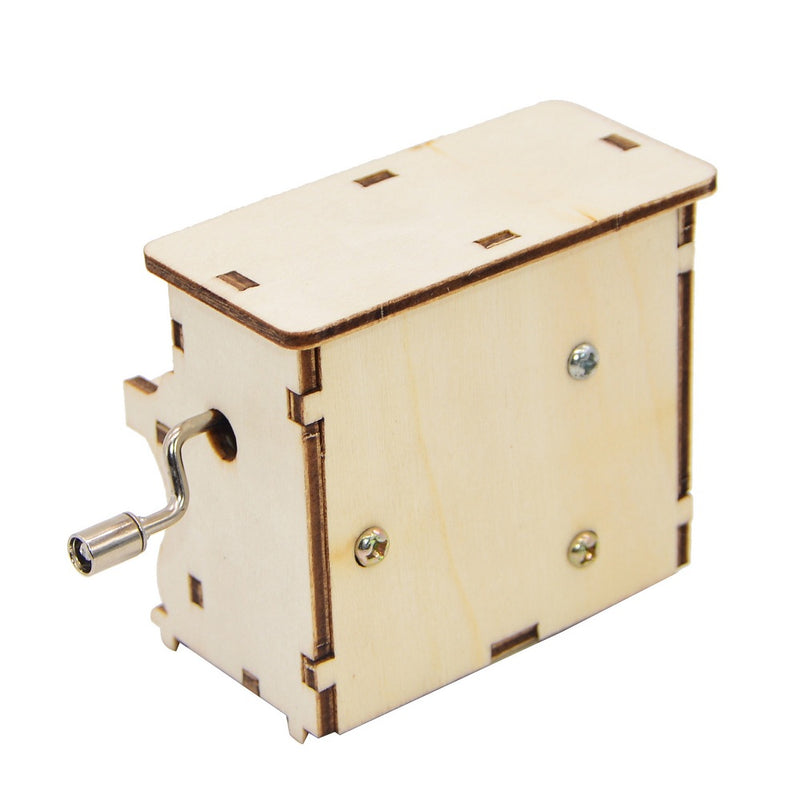 DIY Hand-assembled Music Box Creative Piano Hand-operated Music Box for Children