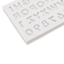 Cake Pan Tools Alphabet Numerals Cute Baby Silicone Mold Decorating Cupcake Topper