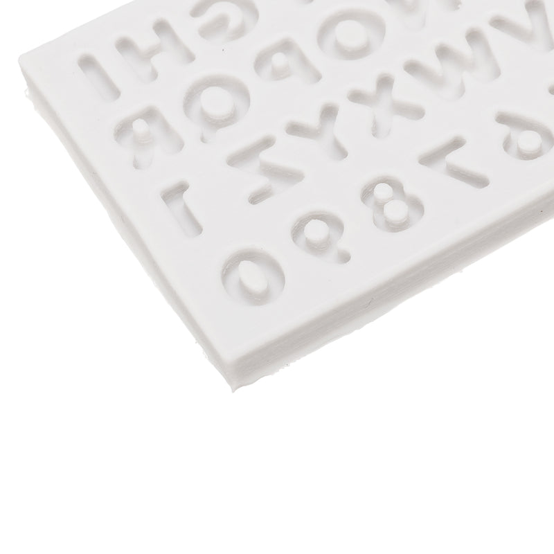 Cake Pan Tools Alphabet Numerals Cute Baby Silicone Mold Decorating Cupcake Topper