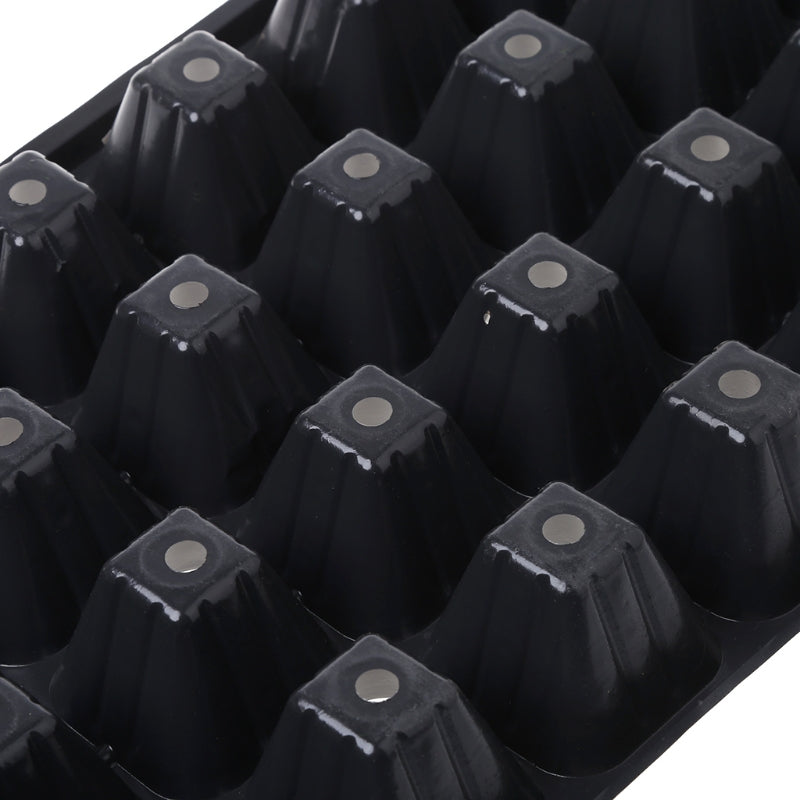 PVC Flower Pot Plant Block Tray Plastic Nursery Pot Plug Planting Planter Container Garden Supplies