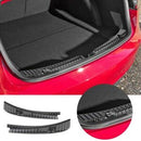 Rear Trunk Bumper Protector Guard Stainless Steel Titanium fit for Tesla Model 3