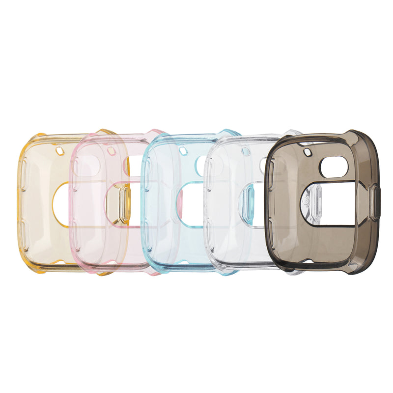 Bakeey Silicone Transparent TPU Case Cover Watch Cover Protective Skin Shell for Fitbit Versa Watch
