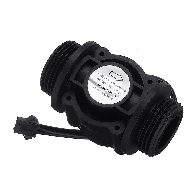 Water Flow Sensor Fuel Flow Meter Water Meter Sensor Flowmeter Water Sensor Counter Indicator FS400A G1 DN25 1-60l/min 1.2MPA