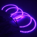 Multi-Color RGB LED Flash Strobe Light Angel Eye Rings for BMW E46 3 5 7 Series