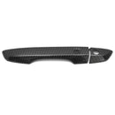4PCS Carbon Fiber Style Exterior Door Handle Cover Trim For Honda Civic 16-17