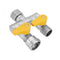 1/2'' Garden Hose Maniford Quick Connector 2 Outlet Two Way Splitter Valve Adapter Hose Connector Splitter for Washing Machine Faucet