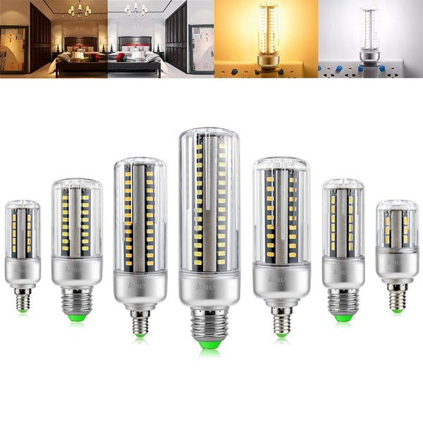 ARILUX HL-CB 01 E27 E14 5W 7W 9W 12W 15W 20W 25W 5736 SMD Aluminum No Flicker LED Corn Bulb Light