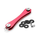 Aluminum EDC Storage Tool Double Open Key Clip DIY Keychain Storage