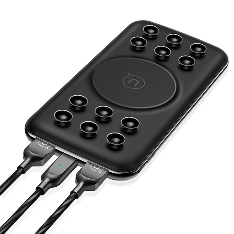 USAMS 10000mAh Fast Charging Back Clip Wireless Charger For iPhone X XS HUAWEI P30 Oneplus 7 XIAOMI MI9 S10 S10+