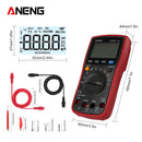 ANENG AN860B+ LCD 6000 Counts Digital Multimeter Backlight AC/DC Current Voltage Resistance Frequency Temperature Tester with Lead Set