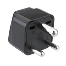 Universal AC Power Type D 3 Pin Round Plug Travel Adapter Convert