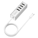 HOCO 4 In 1 Type C to USB HUB Splitter Adapter Expander For PC Tablet Xiaomi Air Laptop MacBook2017 XiaomiPro